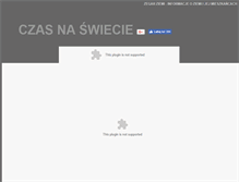 Tablet Screenshot of czas-na-swiecie.pl